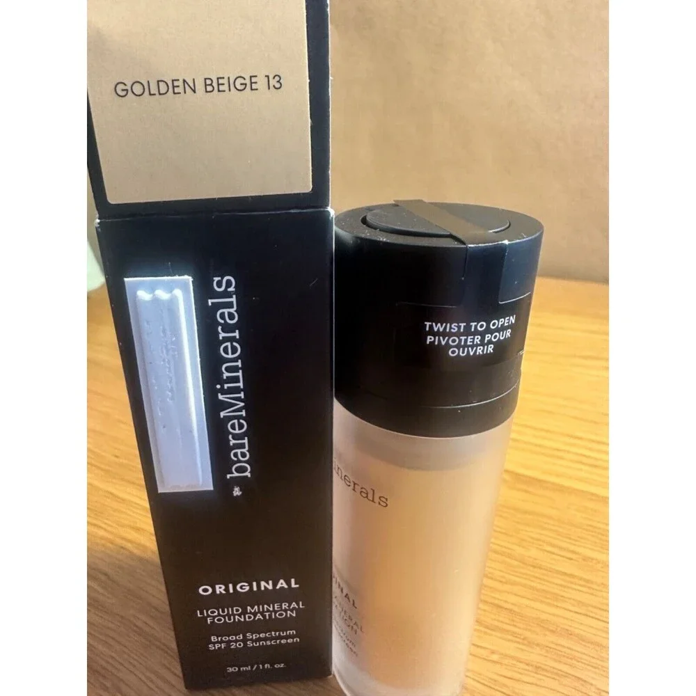 BAREMINERALS PERFORMANCE WEAR LIQUID Mineral FOUNDATION-GOLDEN NUDE 13 - Picture 6 of 6